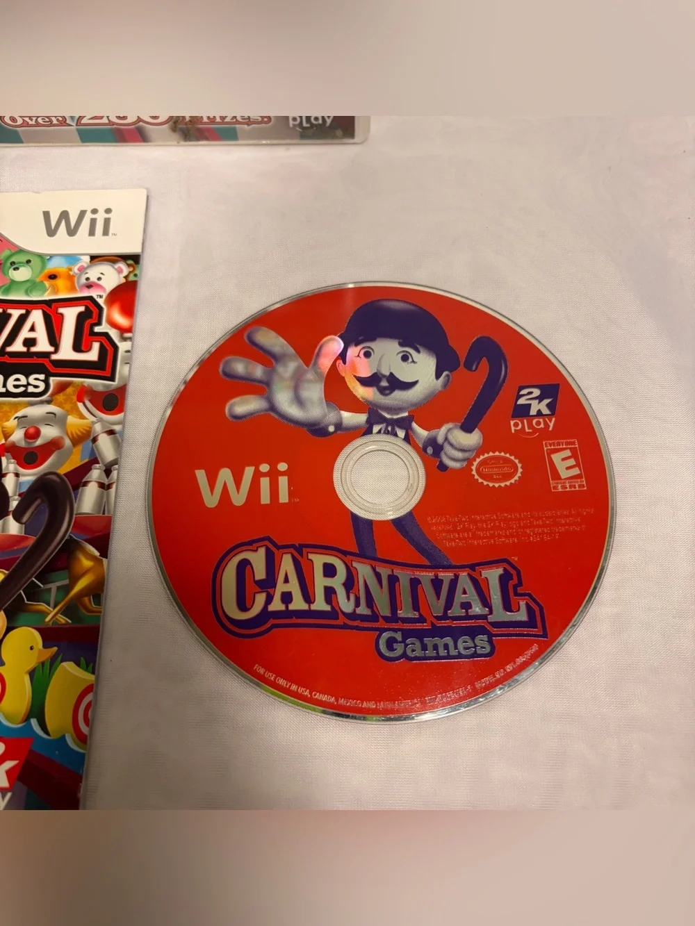 Carnival Games (Nintendo Wii, 2007) - CIB Complete In Box Tested & Works Game